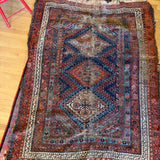 Vintage Purples and Blues Throw Rug
