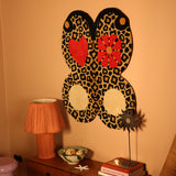 Loony Leopard Butterfly Rug, Large