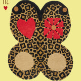 Loony Leopard Butterfly Rug, Large