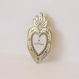 Faux Tin Mini Heart Frame