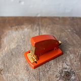 Orange and Gold Desktop Stapler
