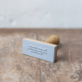 We Can Summer Anywhere Hand Stamp - Natural Ash