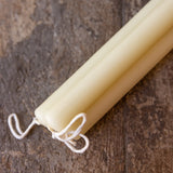 Ivory Beeswax Tapered Candle