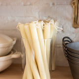 Ivory Beeswax Tapered Candle