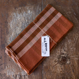 Grid Napkin Set, Rhubarb