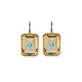 Tile Earrings in Pineapple
