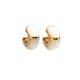 Zellige Hoops in Mother of Pearl