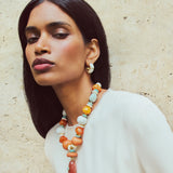 Zellige Hoops in Mother of Pearl