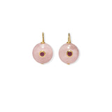 Comet Earrings in Madagascar Rose