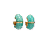 Zellige Hoops in Amazonite