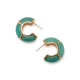 Zellige Hoops in Amazonite