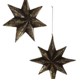 Antiqued Large Gold Star