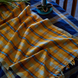 Charleston Plaid Table Runner in Fawn