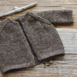 Maine Island Alpaca Sweater in Brown - Heirloom Doll Clothing