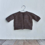 Maine Island Alpaca Sweater in Brown - Heirloom Doll Clothing