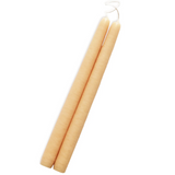 12" Hand Dipped Unscented Taper Candles
