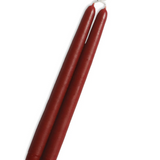 12" Hand Dipped Unscented Taper Candles