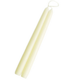 12" Hand Dipped Unscented Taper Candles