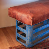 Vintage Gym Ottoman Stool