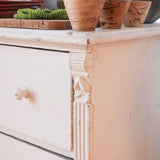 Vintage White European Pine Dresser