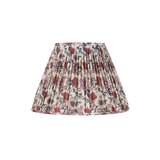 Warm Floral Pleated Shade