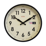 Factory Style Wall Clock with Date