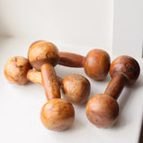 Vintage Wooden Dumbells