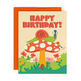 Snail Party! Birthday Card