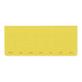 Weekly Sticky Memo Pad