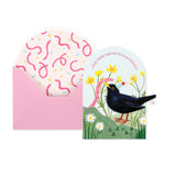 Bird and Worm Birthday Card