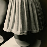 Cordane Pleated Linen Olive Table Lamp