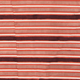 Guatemalan Stripe Orange Brown Pillow Cover