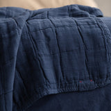 Oona Bedspread, Dark Blue