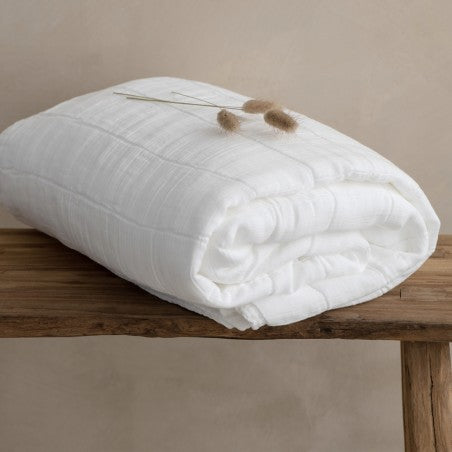 Oona Bedspread, White - 230 x 250 Q/K