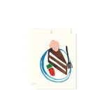 Miniature Choco Cake Card