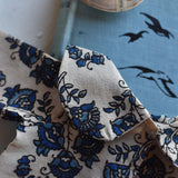 Block Print Floral Chore Shirt, Woolgrass Farm