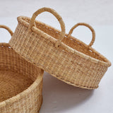 Medium Handcrafted Bolga Woven Tray