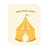 Circus Tent Baby Card