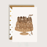 Gingerbread Biscoff Cake Greeting Card