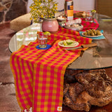 Chunky Plaid Table Runner