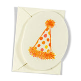 Mini Letterpress Card | Party Hat