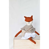 Florette the Fox Doll - French Knit Sweater with Morning Skirt