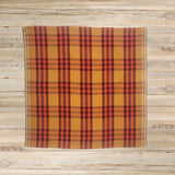 Waffle Plaid Napkin Set, Naranja