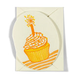 Mini Letterpress Card | Cupcake