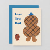 "Love You Dad" Kids Greeting Card