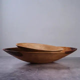 Oval Wood Bowl
