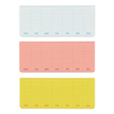 Weekly Sticky Memo Pad