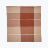 Oversized Check Square Table Cloth in Dune