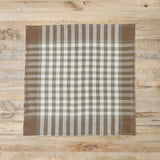 Grid Napkin Set, Flax