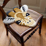 Tufted Giraffe Head Rug